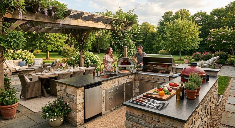 Outdoor Kitchen Construction in Charleston, SC